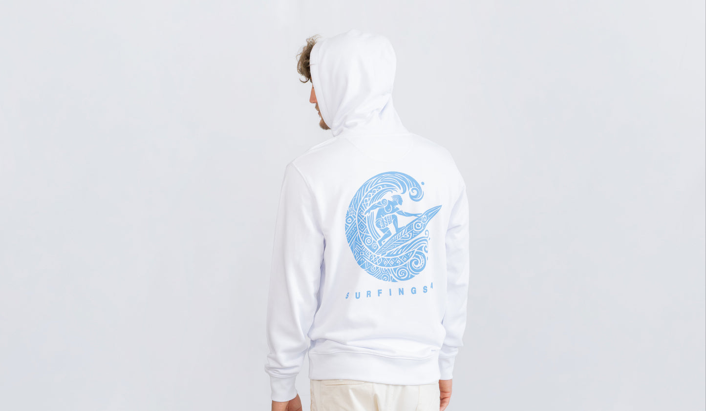 White & Blue