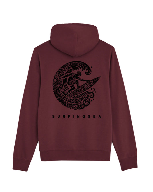 Burgundy & Black